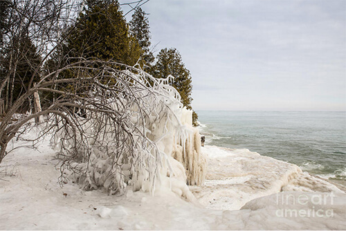 Icy Shores Of Lake Michigan Nikki Lynn Design