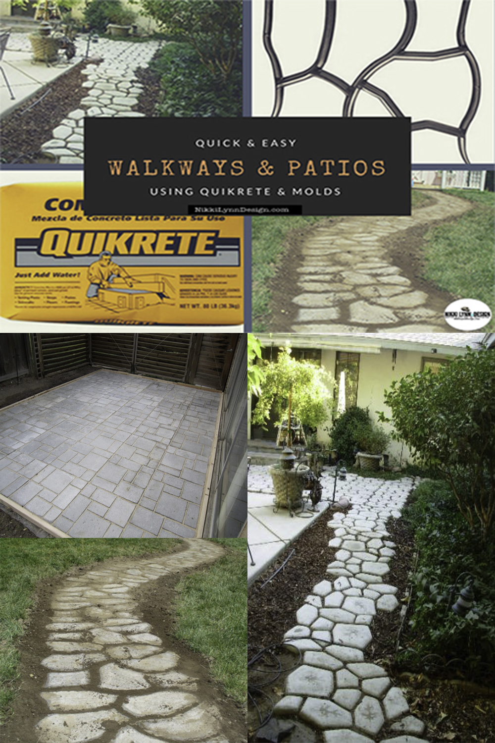 Quikrete Walkway Patio - Nikki Lynn Design